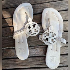 Tory Burch Cream Sandals